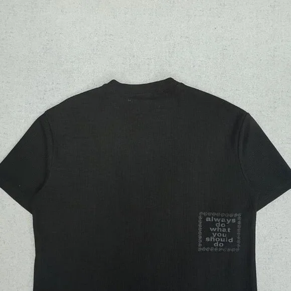Always Black Subtle Logo Short Sleeve T Shirt